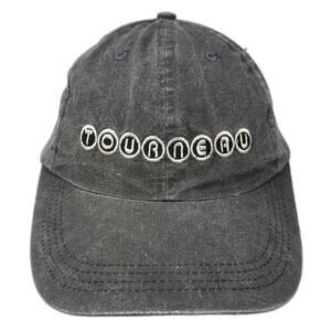 Sportcap Baseball Cap Gray OSFM Tourneau Logo Cotton Slideback Adjustable Hat